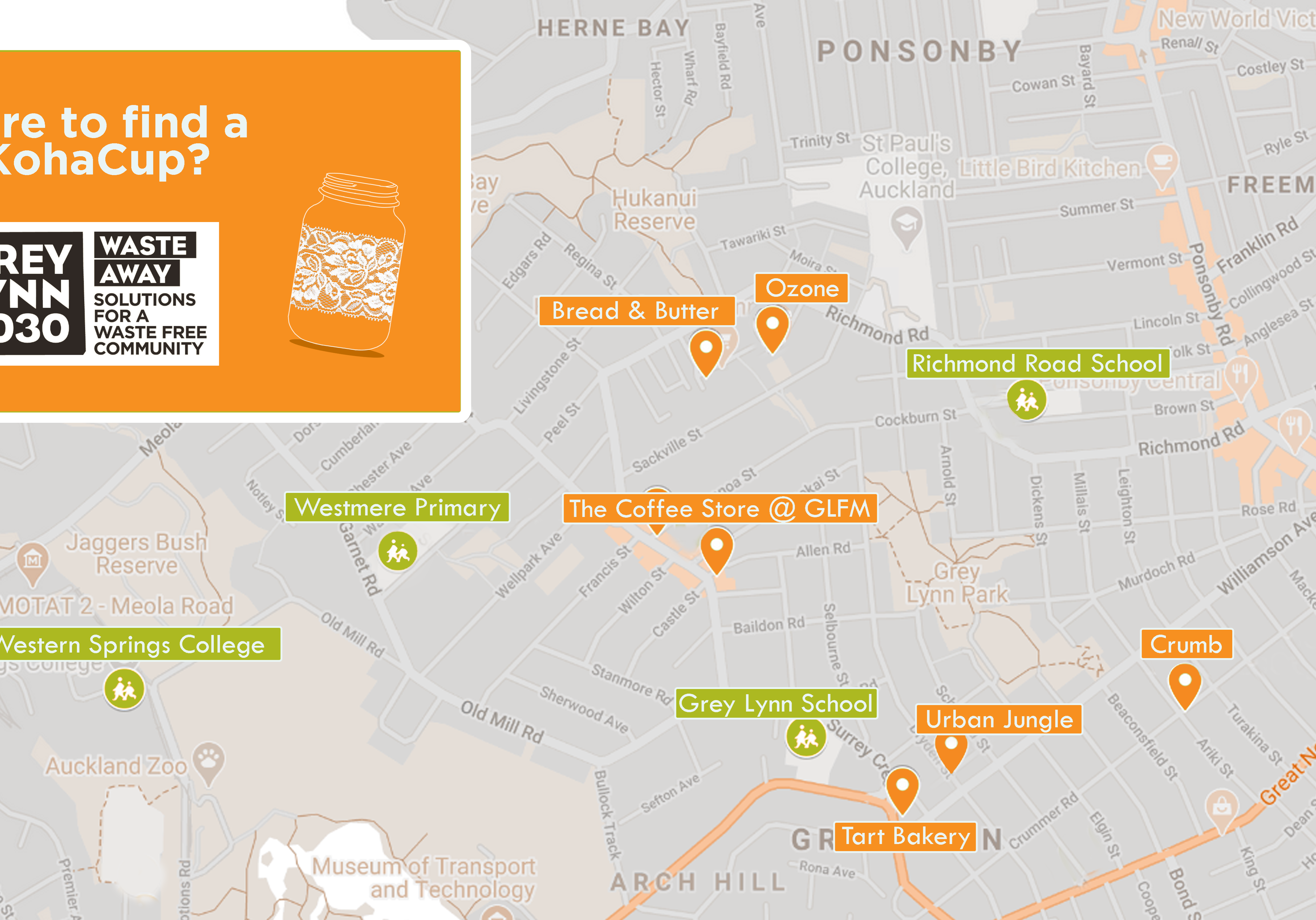 Map find a Koha Cup NEW