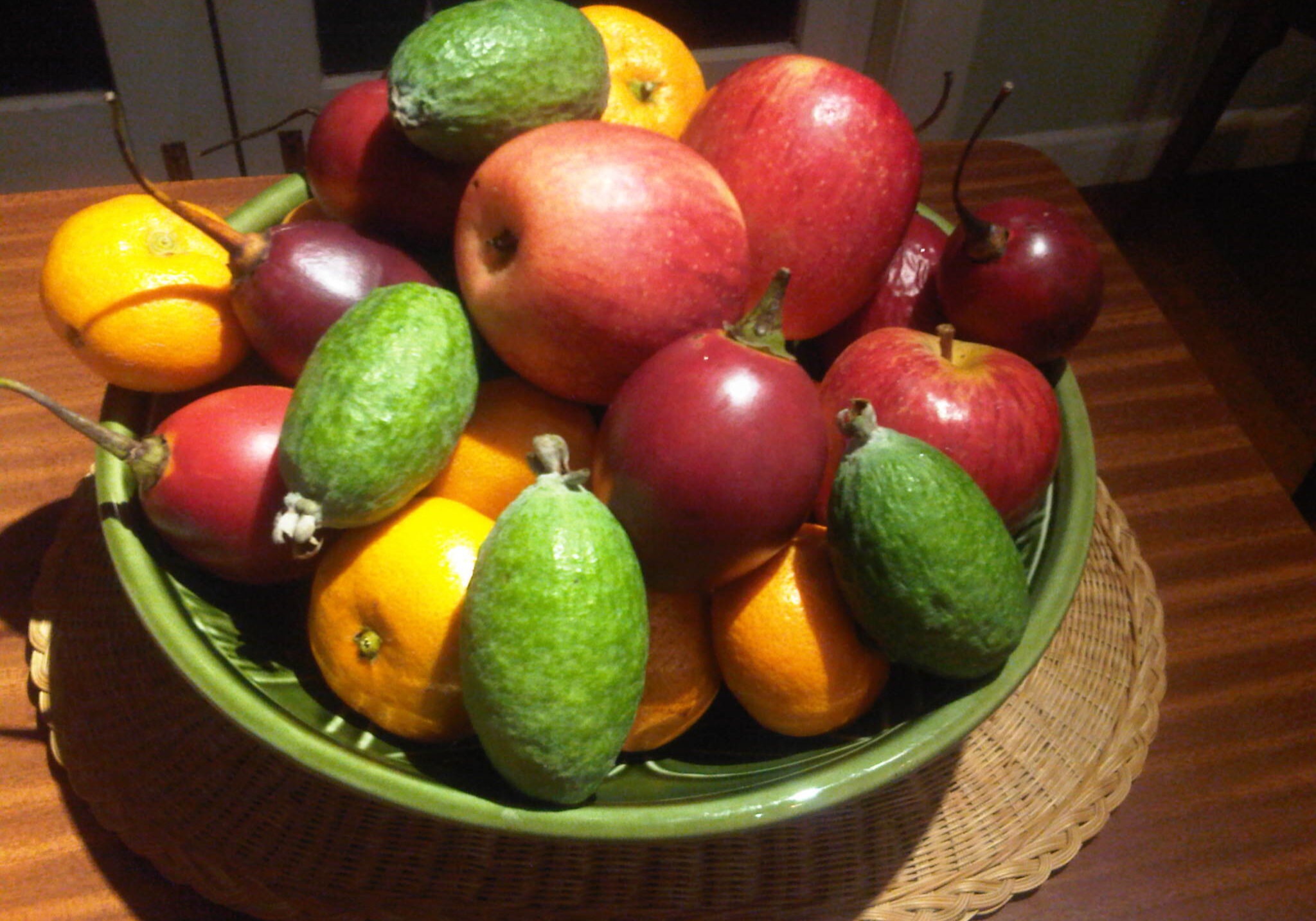 Seasonal fruit at the Grey Lynn Farmers' Market
