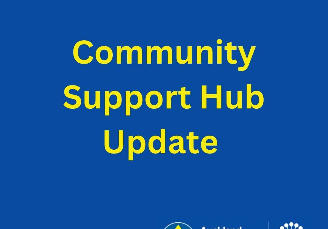 Community Support Hub Update Community Support Hub Update
